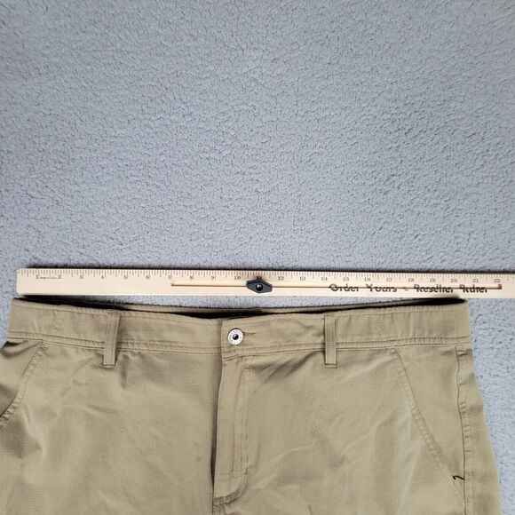 Gerry Mens Size 40 Shorts Tan Flat Front Pockets Hiking Outdoors Casual - Picture 7 of 12